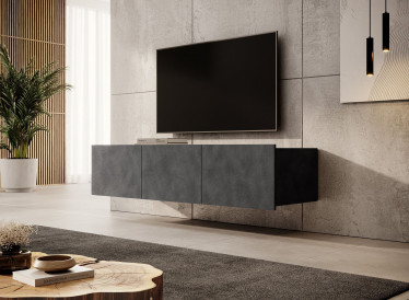 TV-Meubel Calabas - Grijs - 150 cm 