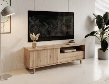 TV-Meubel Fuzeta - Eiken - 152 cm