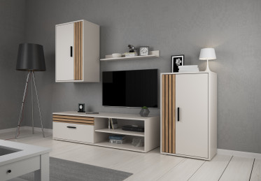 Wandmeubel Bellini - Beige - ACTIE